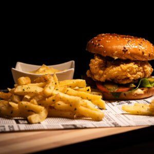 Monkey crispy burger